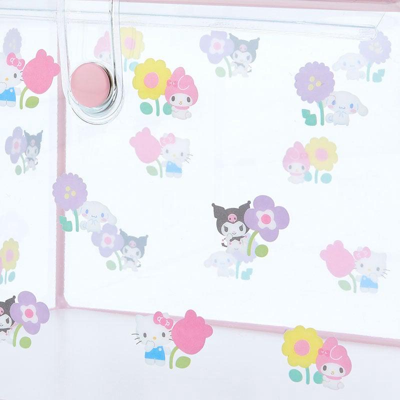 Sanrio Clear (Pastel Check Series) Sanrio Characters Storage Case  USA |  ZTBKL-7261