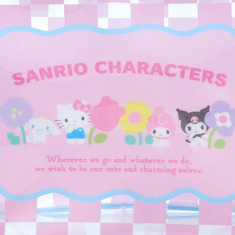 Sanrio Clear Zipper (Pastel Check Series) Sanrio Characters Pouch  USA |  YTUIE-6021