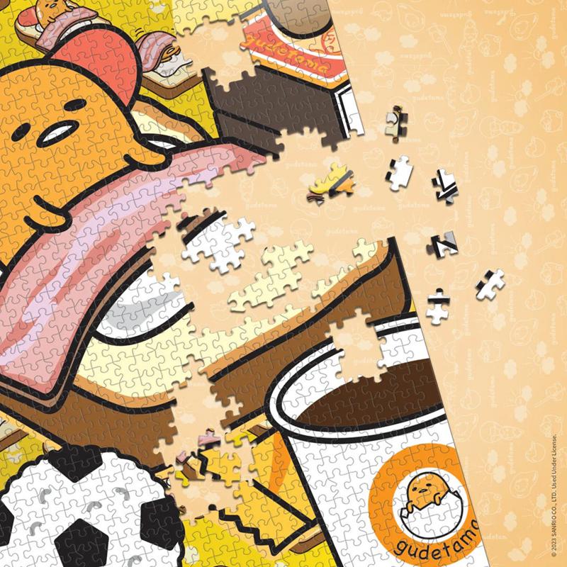 Sanrio Gudetama Work From Bed 1000-pc Sanrio Characters Puzzles  USA |  GXTBU-0423