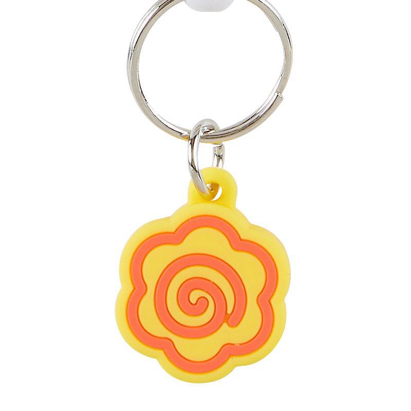 Sanrio Hanamaruobake Bestie Face Reel Accessories Keychain  USA |  FGDOK-7205