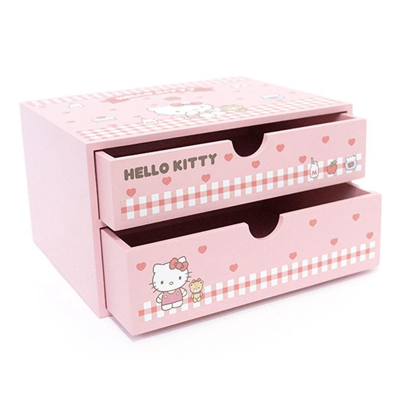 Sanrio Hello Kitty 2-Drawer Sanrio Characters Storage Chest  USA |  WGXFK-9021