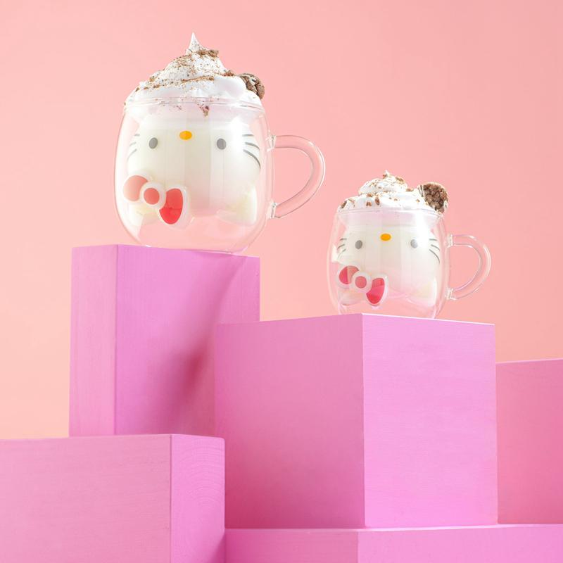 Sanrio Hello Kitty 3D Double Wall Coffee Sanrio Characters Mug  USA |  YWRQV-4301