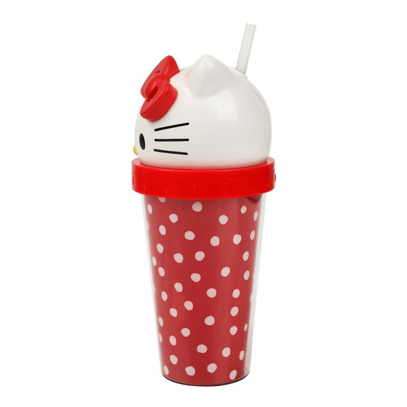 Sanrio Hello Kitty 3D Face Travel (Dots) Sanrio Characters Tumbler  USA |  BYGFT-1459