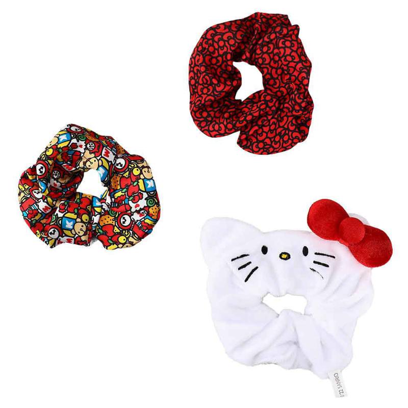 Sanrio Hello Kitty 3-Piece Set Accessories Scrunchie  USA |  IVMBJ-5069