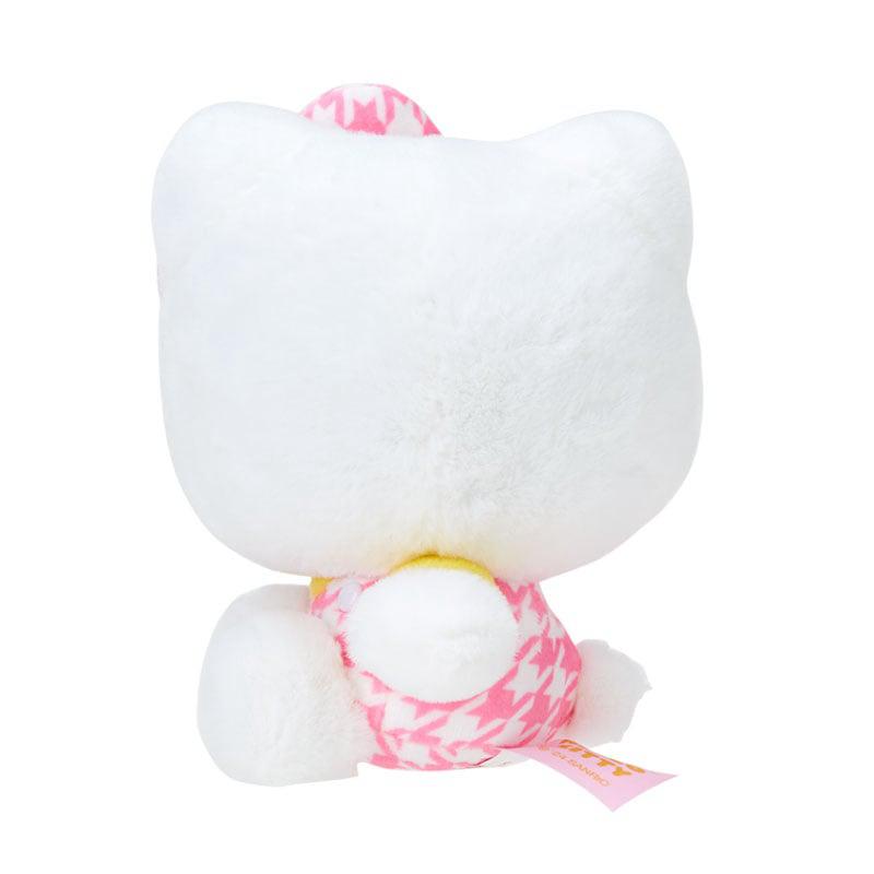 Sanrio Hello Kitty 50th Anniv. Plush Mascot (Pink Houndstooth) Sanrio Characters Plushies  USA |  WNOMD-9038