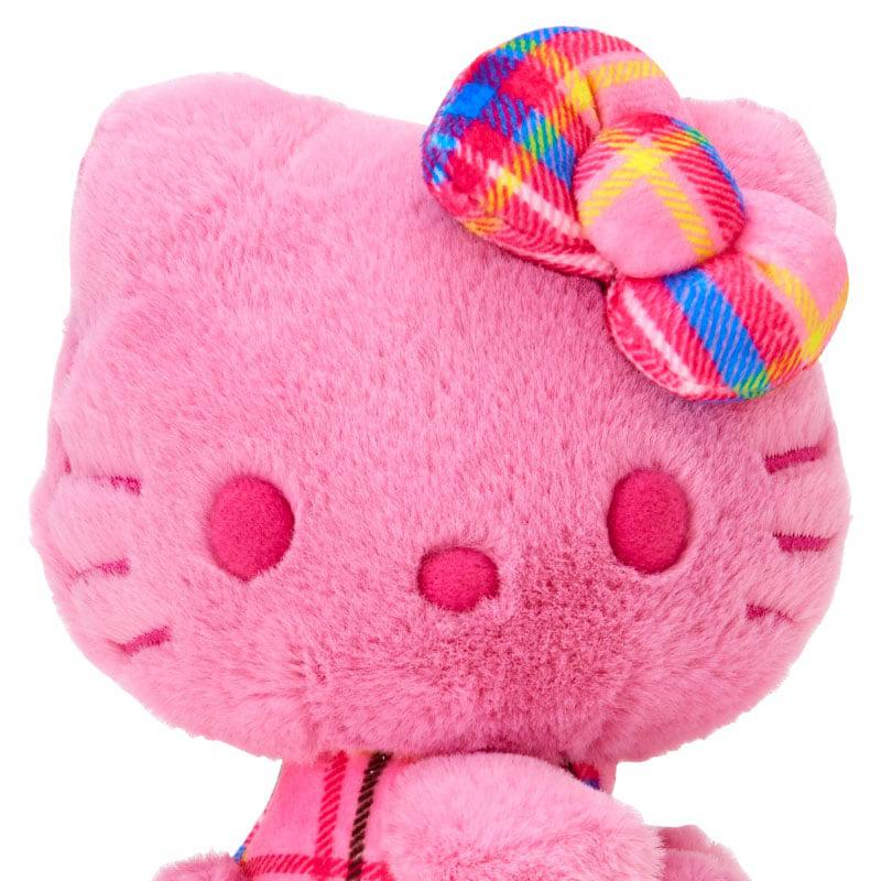 Sanrio Hello Kitty 50th Anniv. Plush Mascot (Pink Tartan) Sanrio Characters Plushies  USA |  RGCBO-0725