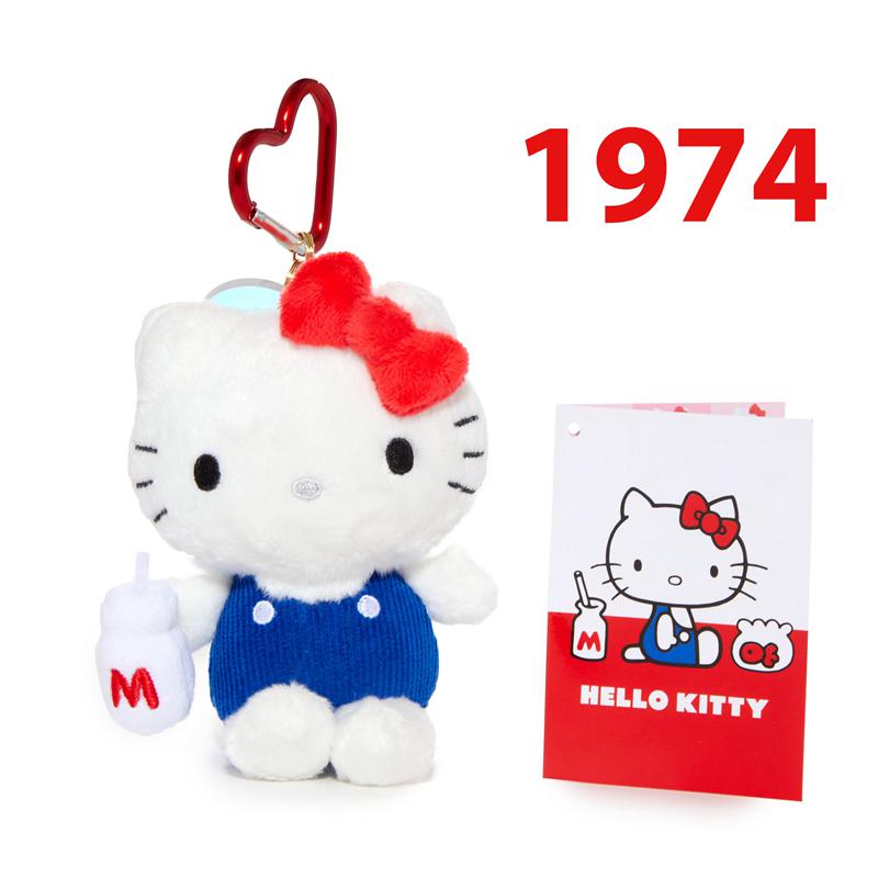 Sanrio Hello Kitty 50th Anniversary Plush Mascot (1974) Accessories Keychain  USA |  INXRO-1874