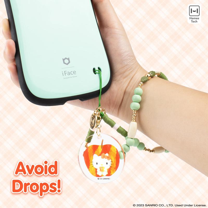 Sanrio Hello Kitty Apple Beaded Charm Mobile Phone Accessories Wrist Straps  USA |  CRWIB-2471