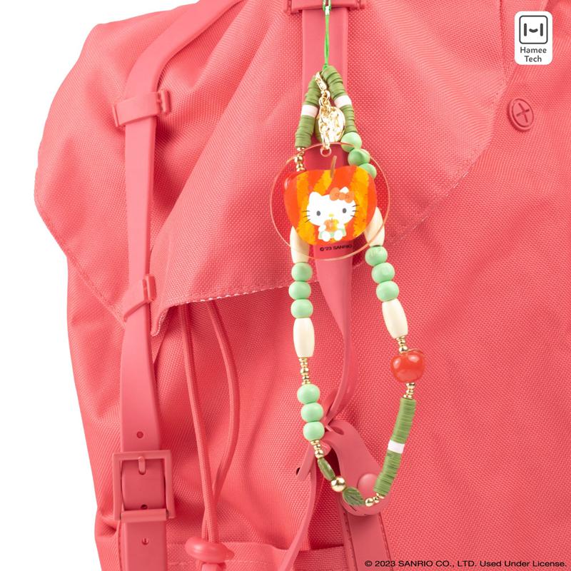 Sanrio Hello Kitty Apple Beaded Charm Mobile Phone Accessories Wrist Straps  USA |  CRWIB-2471