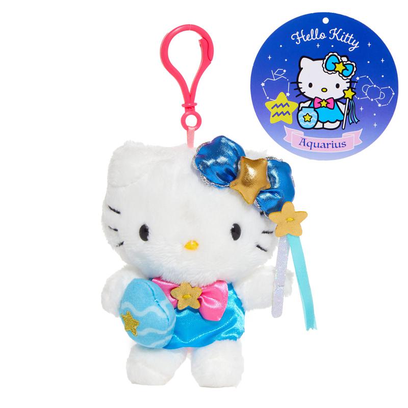 Sanrio Hello Kitty Aquarius Mascot (Zodiac Series) Sanrio Characters Clip  USA |  JYTVP-9158