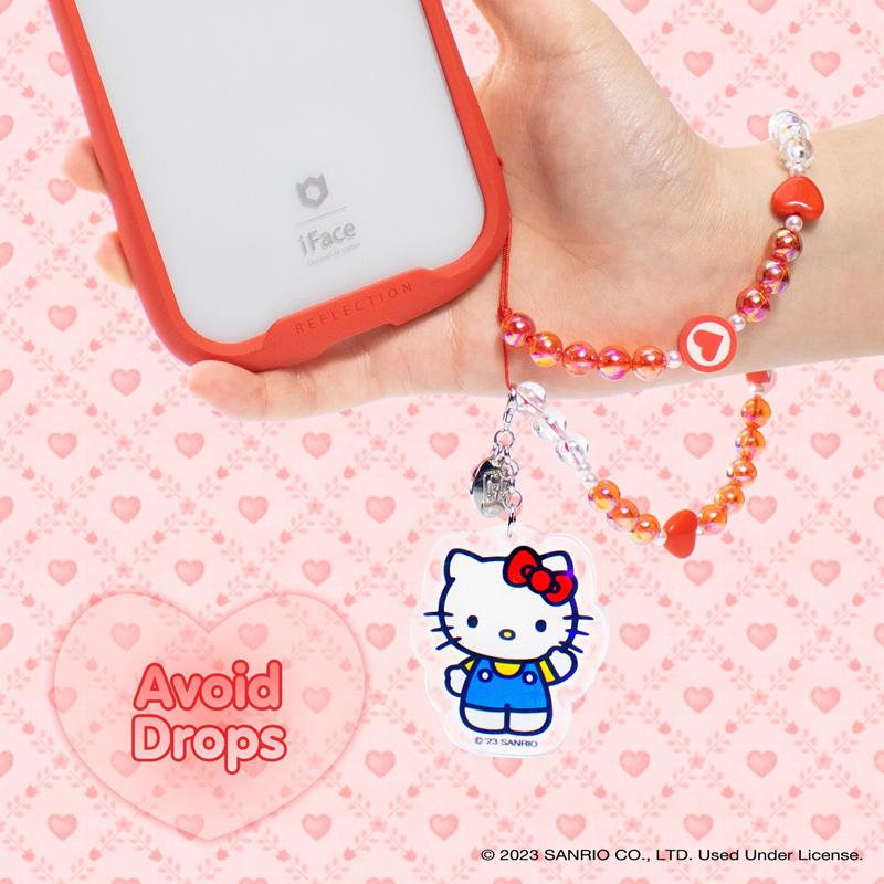 Sanrio Hello Kitty Beaded Charm Mobile Phone Accessories Wrist Straps  USA |  PCLHK-9261