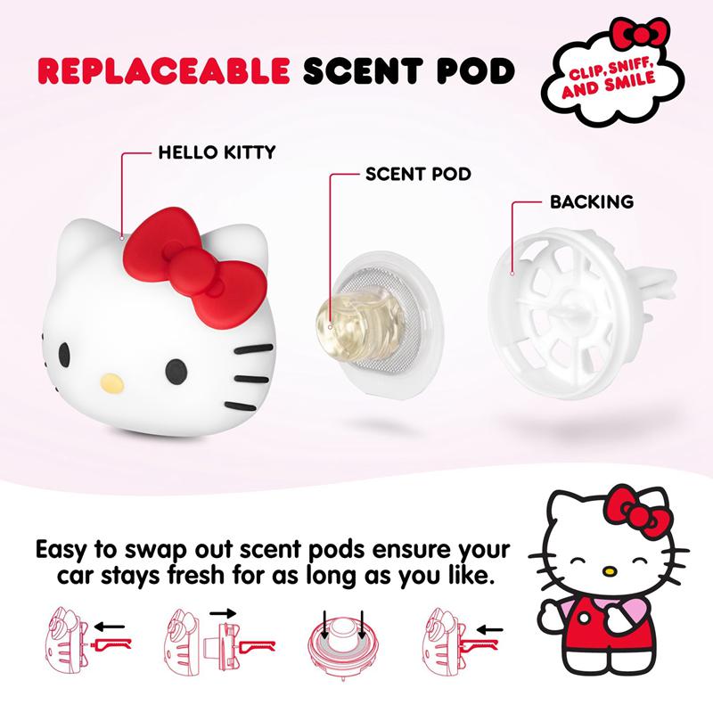 Sanrio Hello Kitty Car Sanrio Characters Air Freshener  USA |  SOPEJ-7350