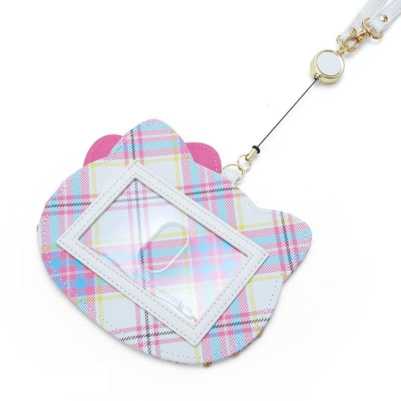 Sanrio Hello Kitty Card with Reel (Hello Kitty Dress Tartan Series) Accessories Keychain  USA |  MTAEY-2615