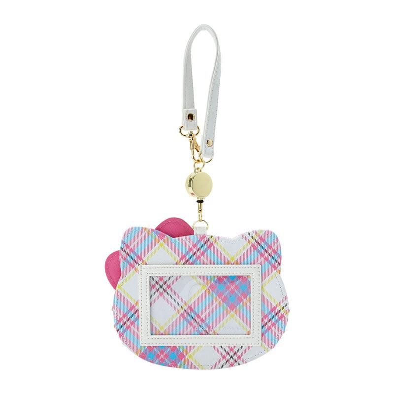 Sanrio Hello Kitty Card with Reel (Hello Kitty Dress Tartan Series) Accessories Keychain  USA |  MTAEY-2615