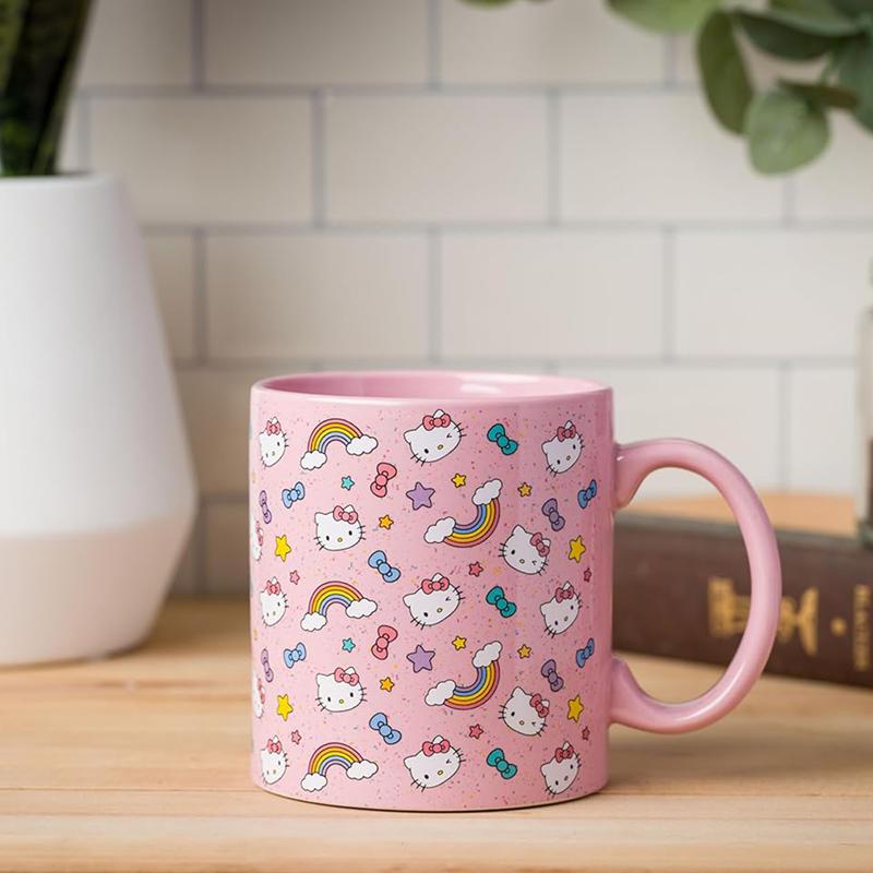 Sanrio Hello Kitty Ceramic (Stars, Bows, & Rainbows) Sanrio Characters Mug  USA |  GAHIV-5326