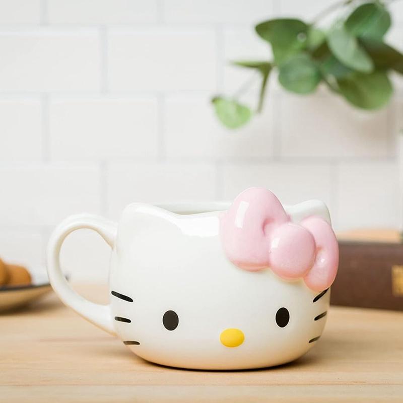 Sanrio Hello Kitty Face Sculpted (Pink) Sanrio Characters Mug  USA |  EKGQM-4512