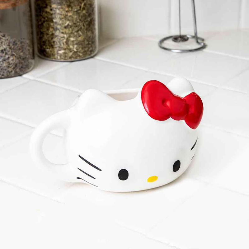 Sanrio Hello Kitty Face Sculpted (Red) Sanrio Characters Mug  USA |  NGFOE-3289