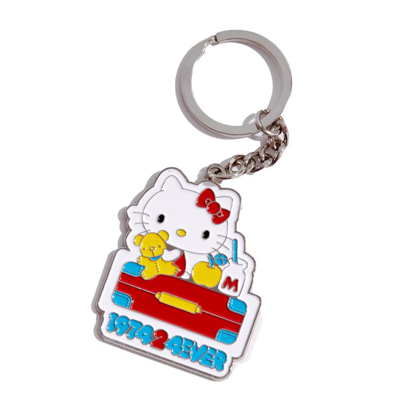 Sanrio Hello Kitty Friends Around The World 45th Anniversary Enamel Sanrio Characters Keychain  USA |  DAITE-2385