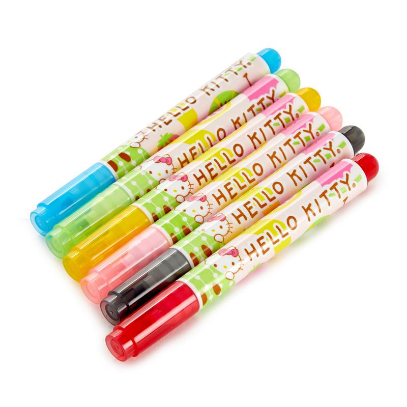 Sanrio Hello Kitty Fruit Scented Marker Set Sanrio Characters Maker  USA |  SJPBW-4025