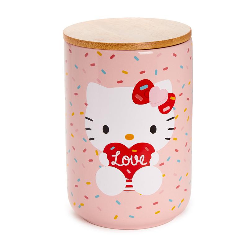 Sanrio Hello Kitty Holding Heart Ceramic Sanrio Characters Cookie Jar  USA |  OJHGU-0815