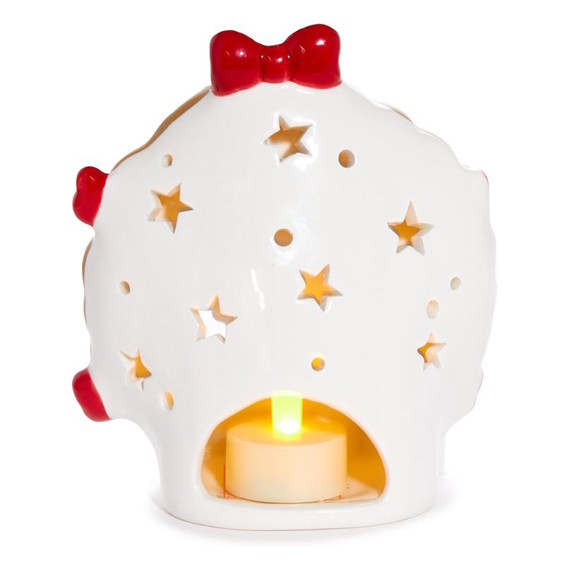 Sanrio Hello Kitty Holiday Wreath Ceramic Tealight Sanrio Characters Holder  USA |  UWHBN-6450