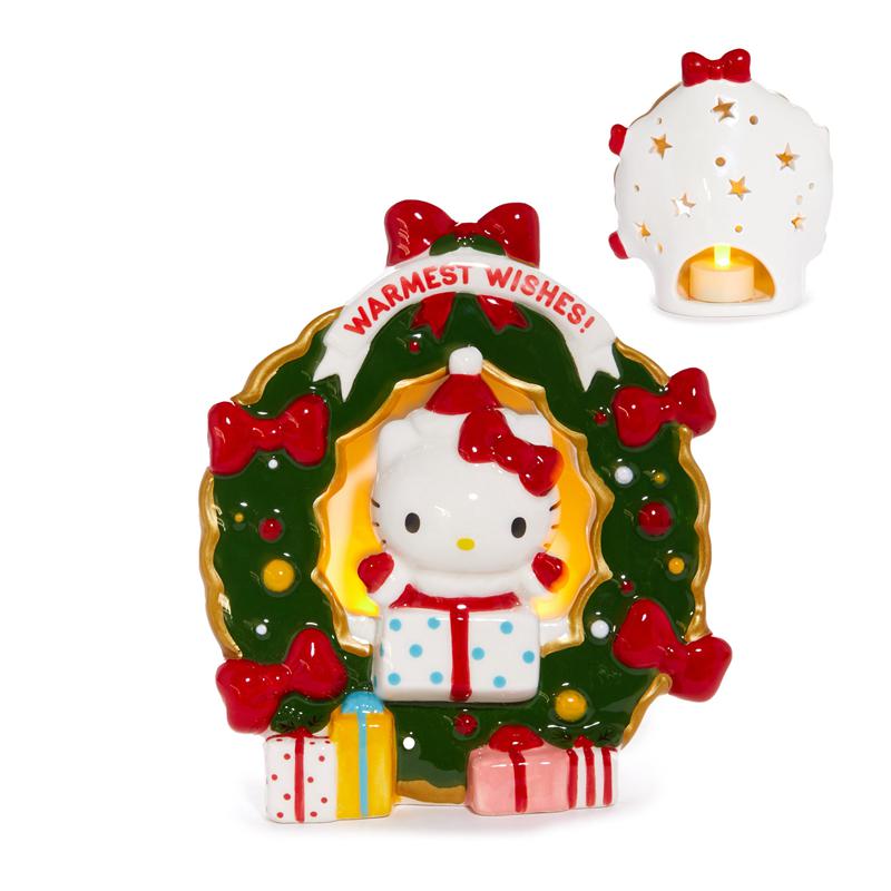 Sanrio Hello Kitty Holiday Wreath Ceramic Tealight Sanrio Characters Holder  USA |  UWHBN-6450