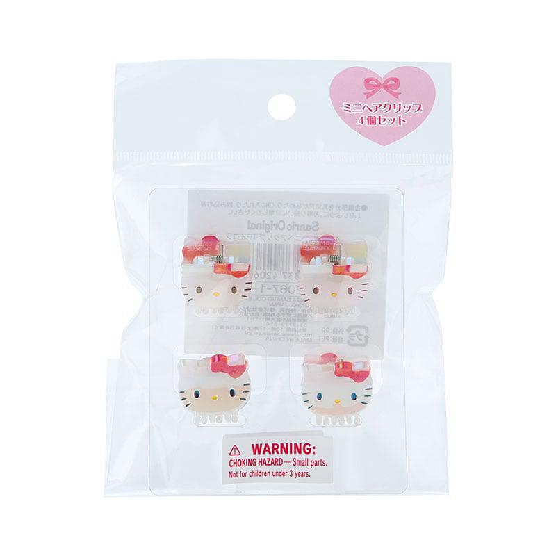 Sanrio Hello Kitty Iridescent Mini Hairs (Set of 4) Accessories Clip  USA |  PUKME-8106