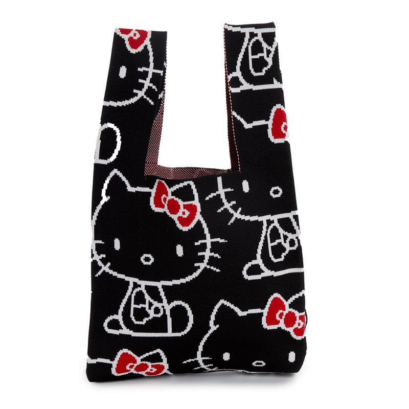 Sanrio Hello Kitty Knit (Black) Bags Shopper Bag  USA |  ZWJRX-1642