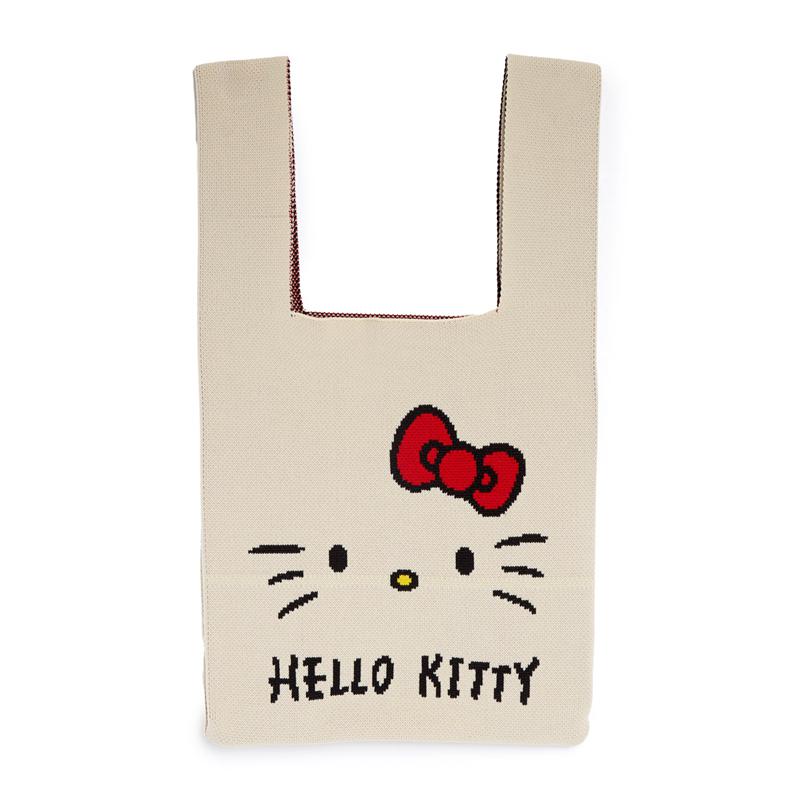 Sanrio Hello Kitty Knit (White) Sanrio Characters Shopper Bag  USA |  HFDIQ-0564