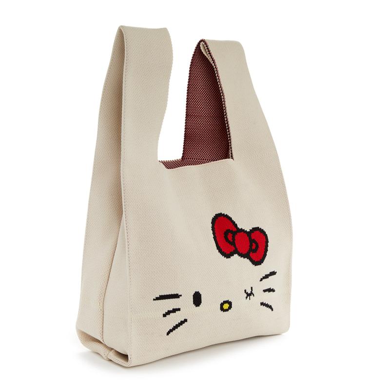 Sanrio Hello Kitty Knit (White) Sanrio Characters Shopper Bag  USA |  HFDIQ-0564