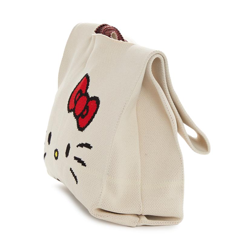 Sanrio Hello Kitty Knit (White) Sanrio Characters Shopper Bag  USA |  HFDIQ-0564