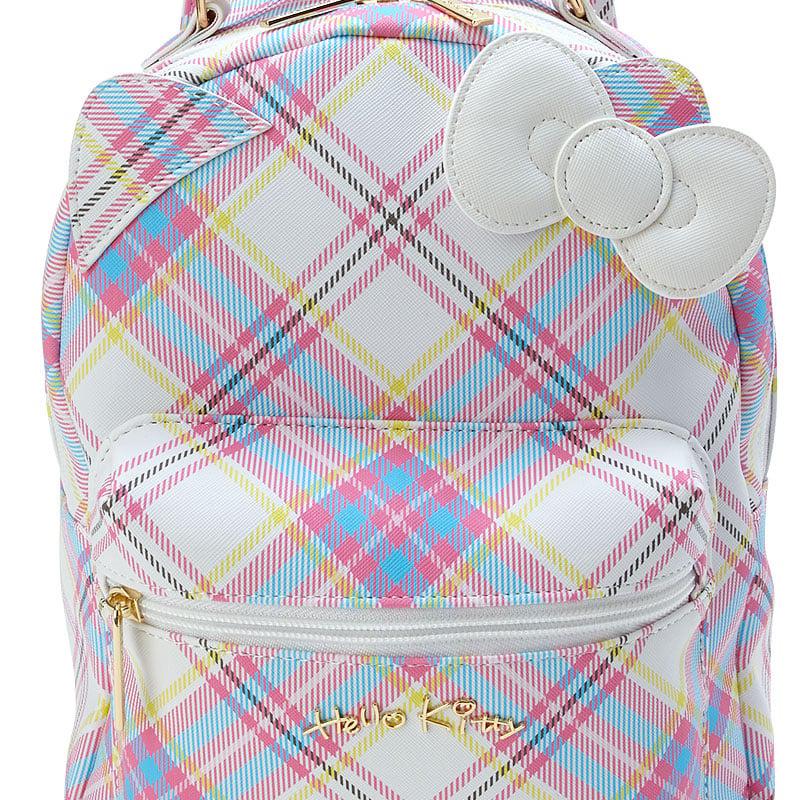 Sanrio Hello Kitty Mini (Hello Kitty Dress Tartan Series) Bags Backpack  USA |  LZGUH-3617