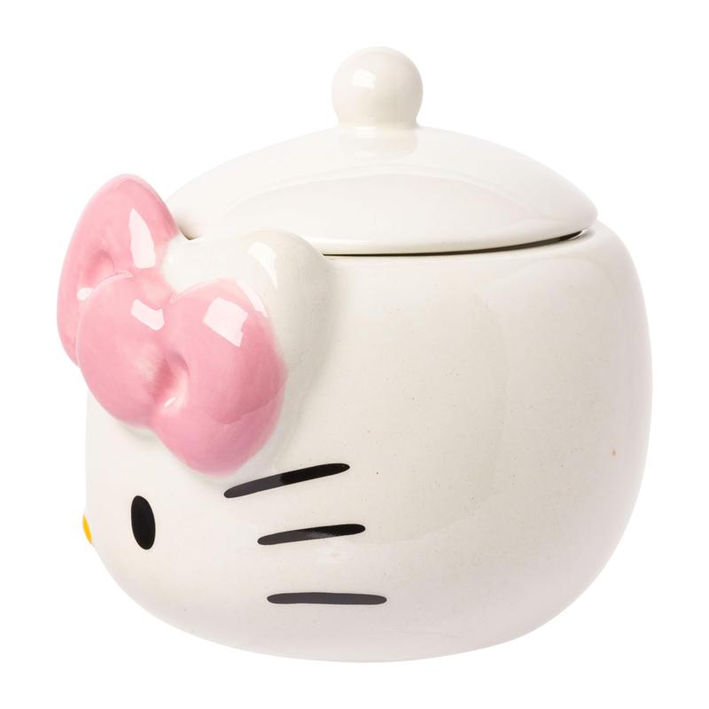 Sanrio Hello Kitty Pink Bow Ceramic Storage Jar Sanrio Characters Storage Jar  USA |  OFNVW-1629