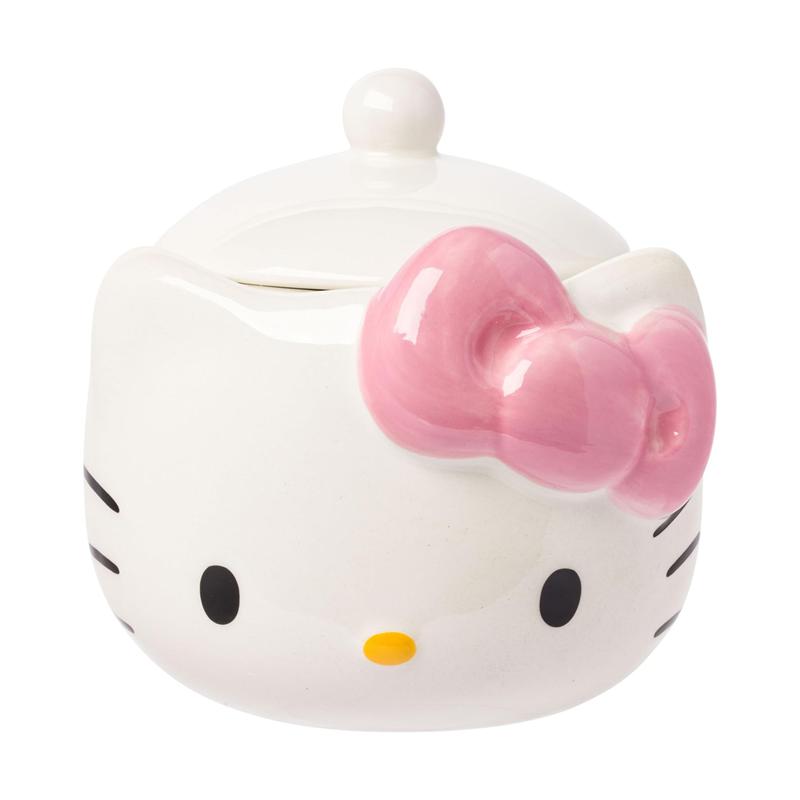 Sanrio Hello Kitty Pink Bow Ceramic Storage Jar Sanrio Characters Storage Jar  USA |  OFNVW-1629