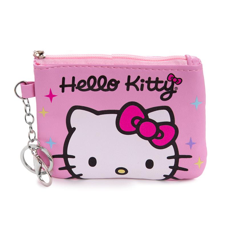 Sanrio Hello Kitty Pink Card Sanrio Characters Keychain  USA |  LSAGQ-0123