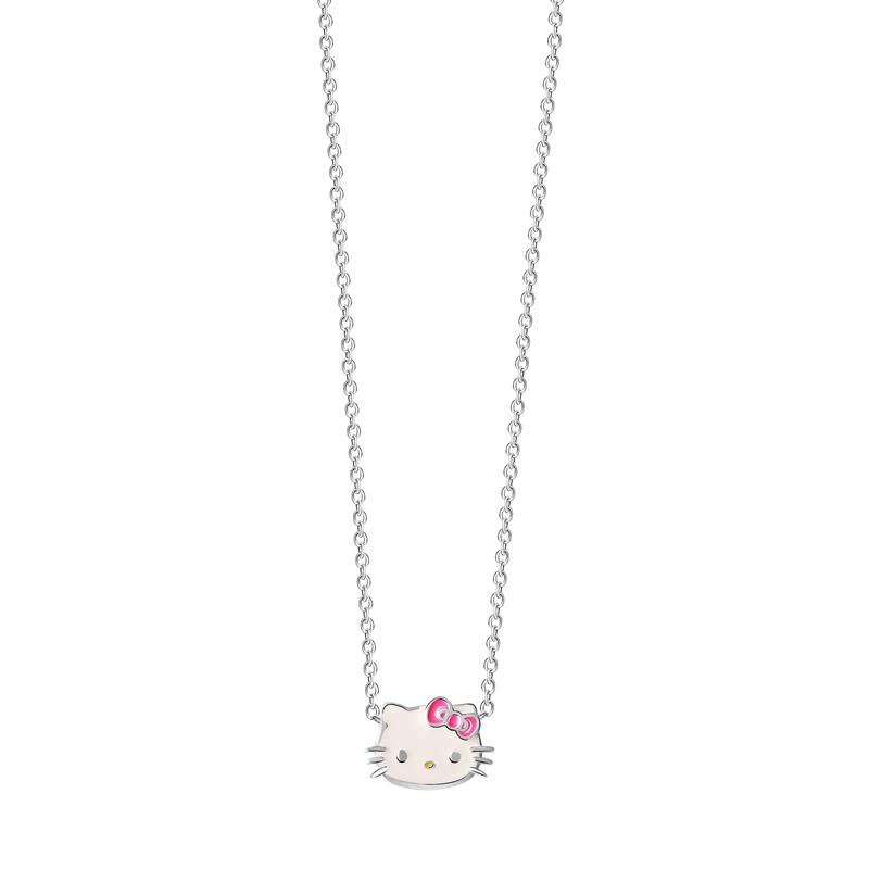 Sanrio Hello Kitty Sterling Silver Enamel Accessories Necklace  USA |  GBNSY-0958