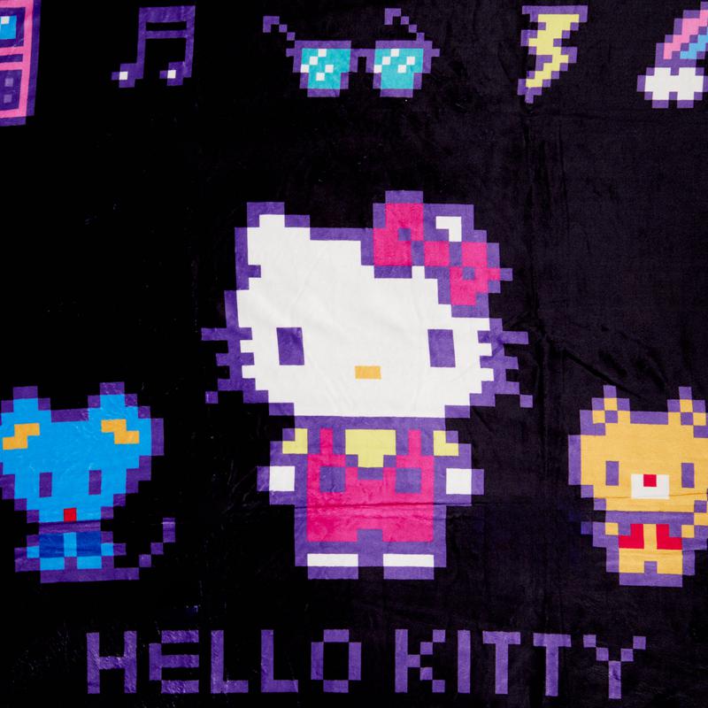 Sanrio Hello Kitty Throw (Retro Pixel Series) Sanrio Characters Blanket  USA |  KMYCR-4031