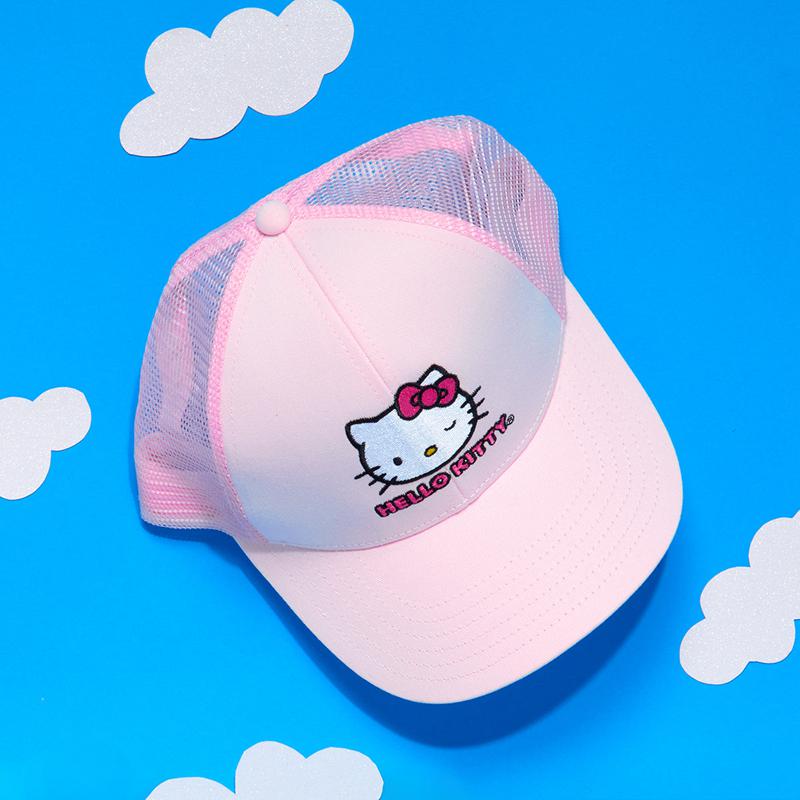 Sanrio Hello Kitty Winking Sanrio Characters Trucker Hat  USA |  BIFEN-9748