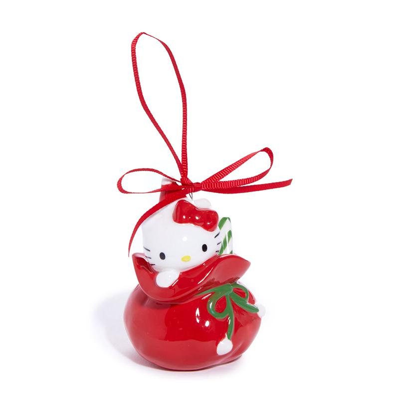 Sanrio Hello Kitty and Cinnamoroll 2-pc Holiday Ceramic Set (Red) Sanrio Characters Ornament  USA |  PBXSV-9137