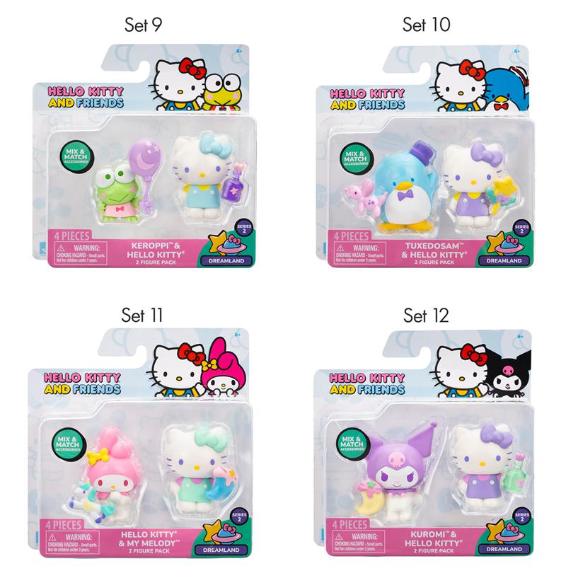 Sanrio Hello Kitty and Friends 2-pc (Series 2: Dreamland) Sanrio Characters Figure Pack  USA |  RCFGO-8206