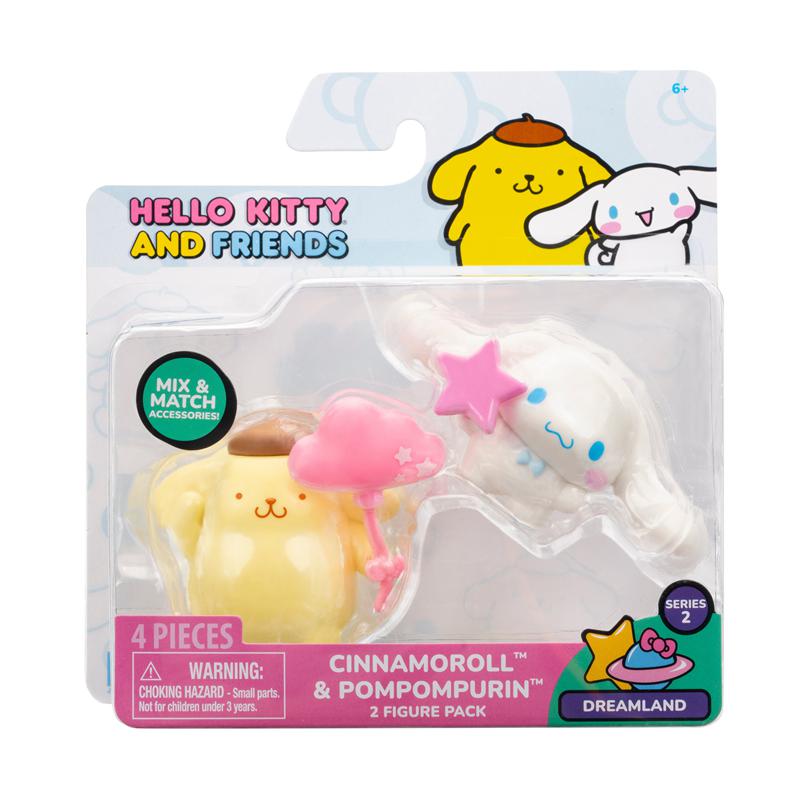 Sanrio Hello Kitty and Friends 2-pc (Series 2: Dreamland) Sanrio Characters Figure Pack  USA |  RCFGO-8206