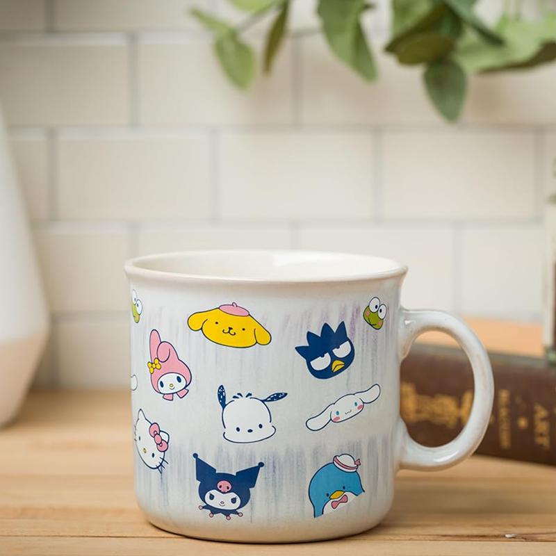 Sanrio Hello Kitty and Friends Ceramic (Glaze Faces) Sanrio Characters Mug  USA |  OJFCV-7326