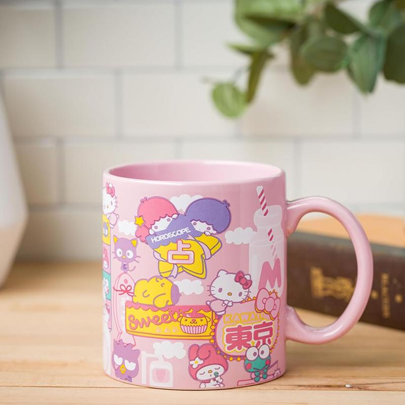 Sanrio Hello Kitty and Friends Ceramic (Kawaii Fun) Sanrio Characters Mug  USA |  BJDWM-1267