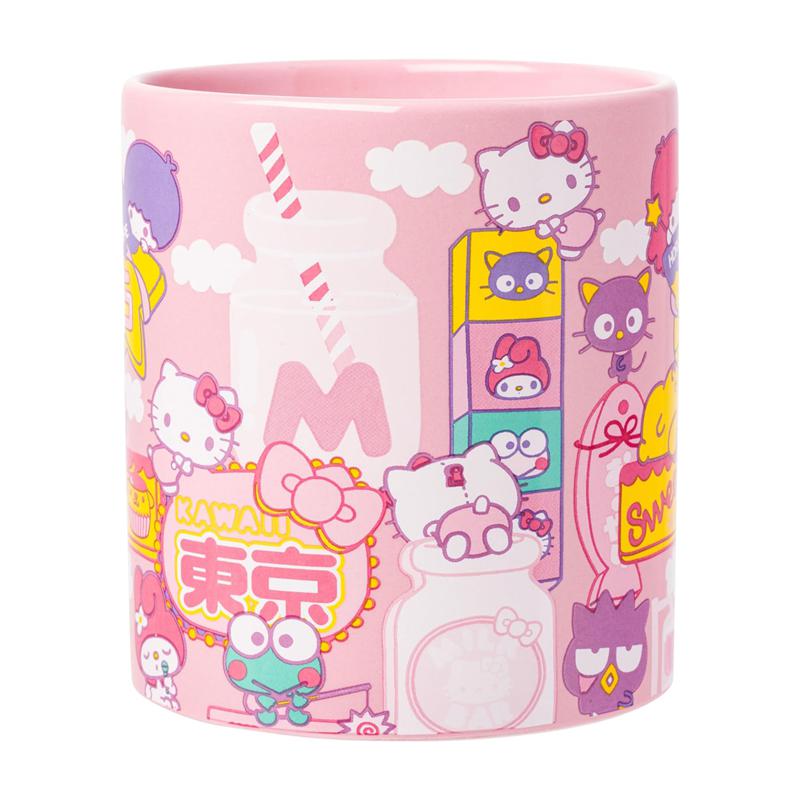 Sanrio Hello Kitty and Friends Ceramic (Kawaii Fun) Sanrio Characters Mug  USA |  BJDWM-1267