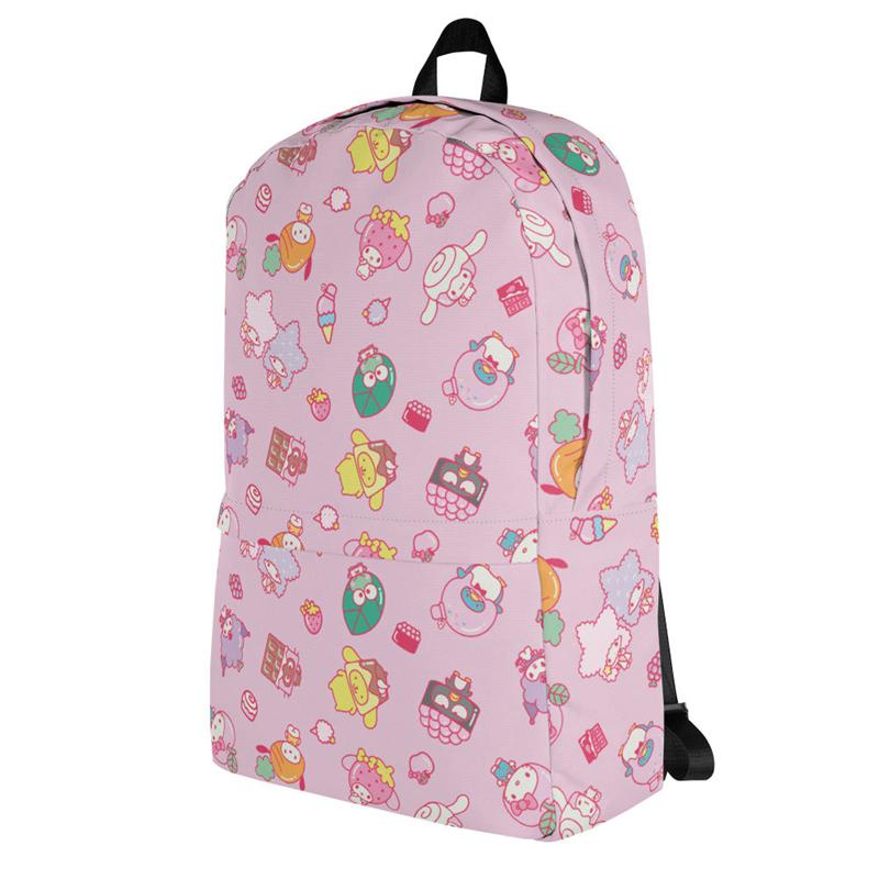 Sanrio Hello Kitty and Friends Eats & Treats All-over Print Sanrio Characters Backpack  USA |  TPVNJ-7654