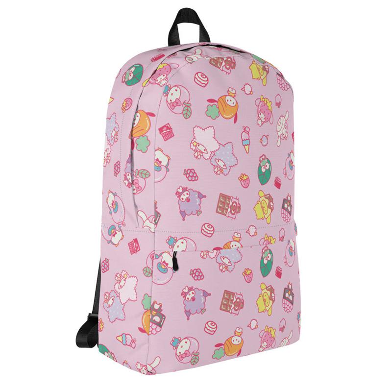 Sanrio Hello Kitty and Friends Eats & Treats All-over Print Sanrio Characters Backpack  USA |  TPVNJ-7654