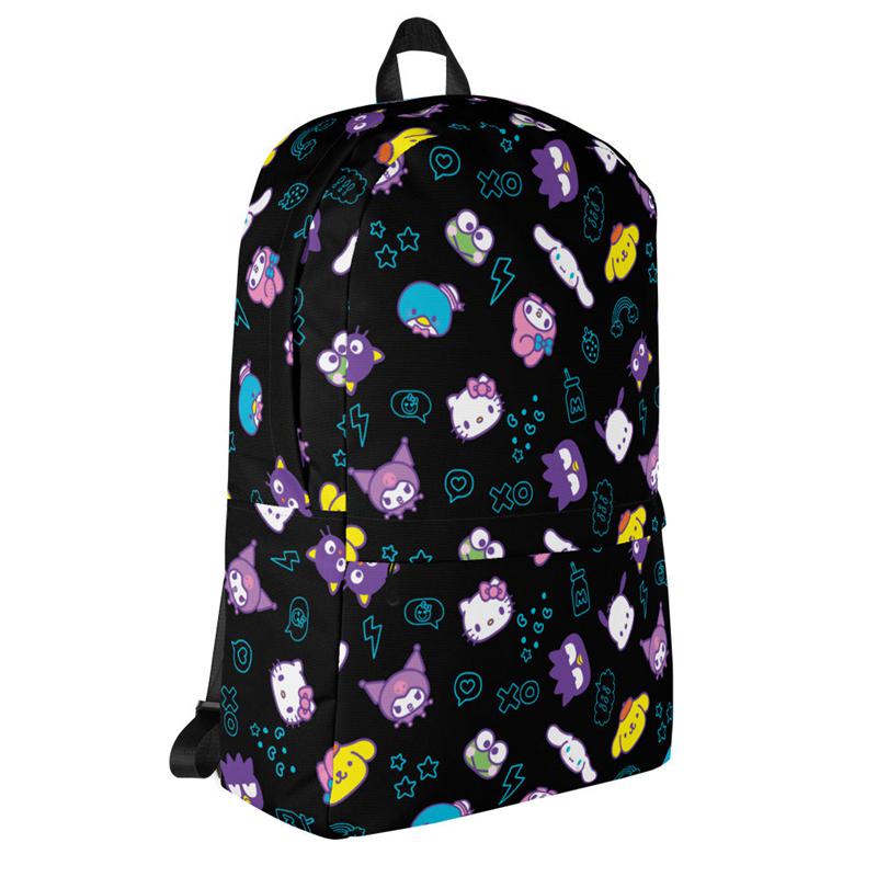 Sanrio Hello Kitty and Friends Electric Doodle All-over Print Sanrio Characters Backpack  USA |  RTXMB-9845