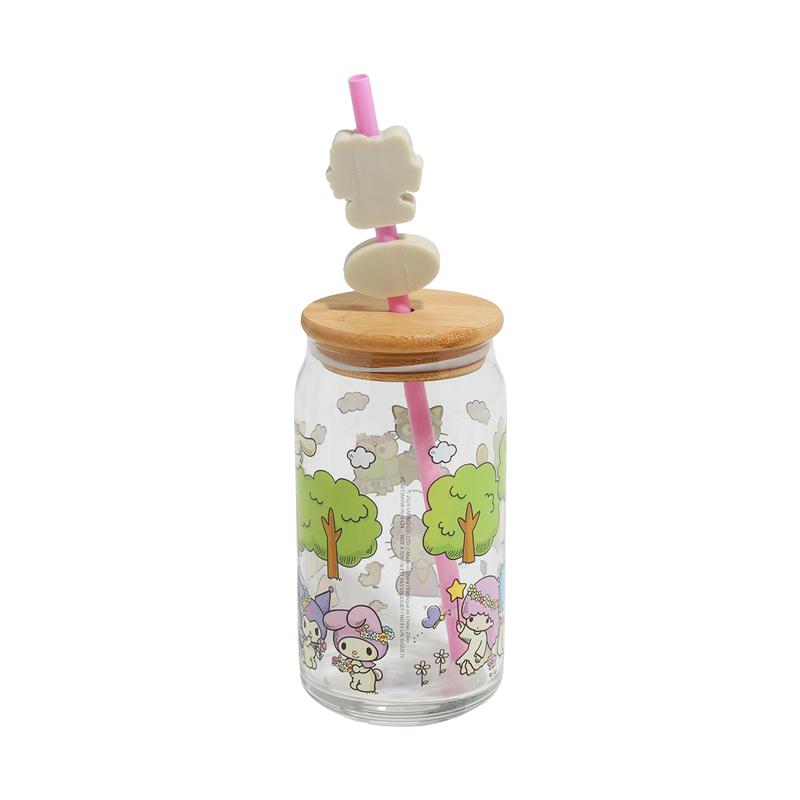 Sanrio Hello Kitty and Friends Flower Crowns Bamboo Lidded Sanrio Characters Tumbler  USA |  BLDKA-6487