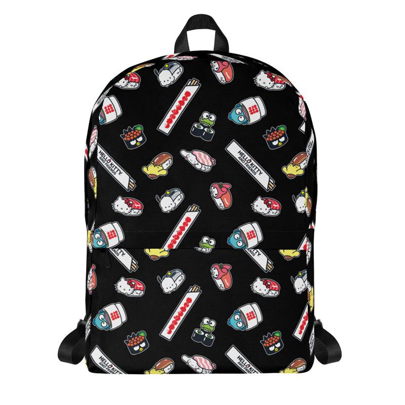 Sanrio Hello Kitty and Friends Sushi Time All-over Print Sanrio Characters Backpack  USA |  JOUVI-4560