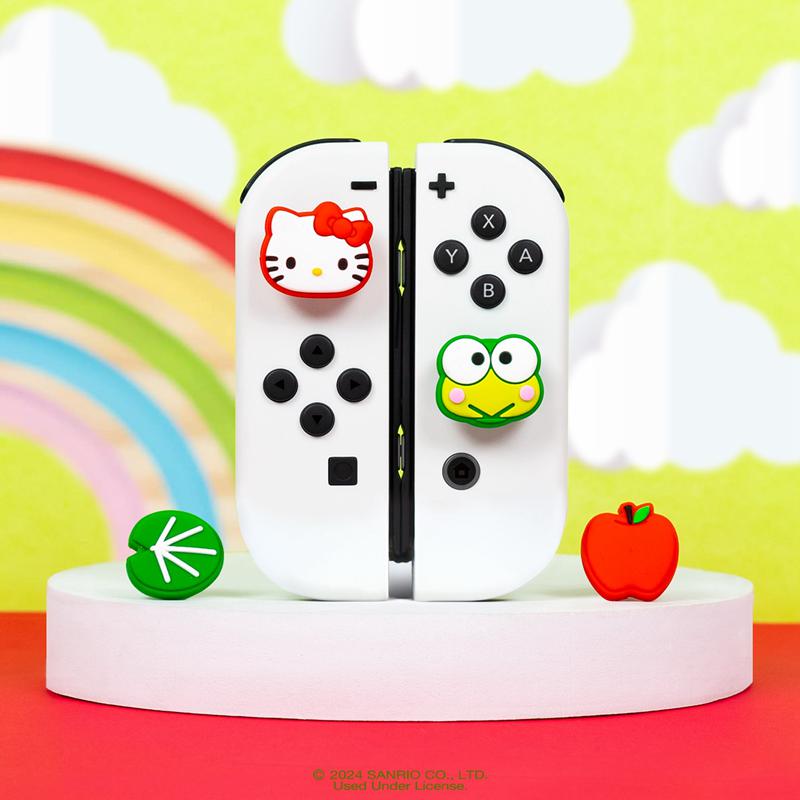 Sanrio Hello Kitty and Friends Switch Grips (Hello Kitty + Keroppi) Sanrio Characters Caps  USA |  JYXPV-3269